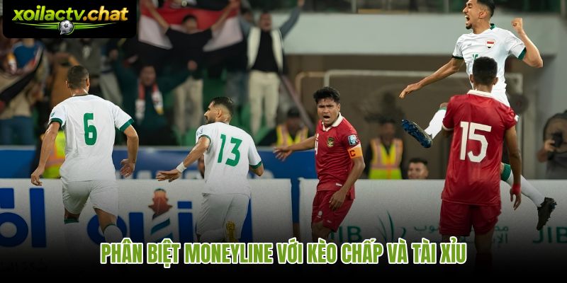 Kèo moneyline là gì so với kèo chấp và tài xỉu trong cá cược thể thao